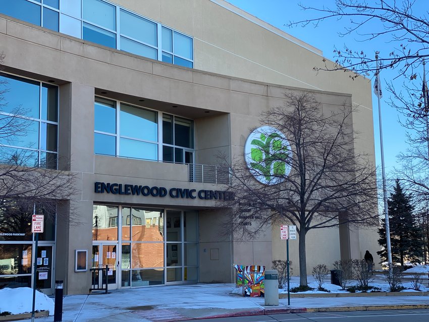 The Englewood Civic Center. Image taken Feb. 1, 2023.